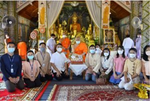 โครงการแม่เมาะเมืองน่าอยู่ กฟผ.แม่เมาะ ร่วมพิธีเจริญชัยมงคลคาถา แต่งตั้งเจ้าคณะอำเภอแม่เมาะ