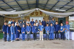 กฟผ.แม่เมาะ ถ่ายทอดความรู้เกษตรอินทรีย์ส่งเสริมผู้เกษียณปลูกผักปลอดสารทานเองในครัวเรือน