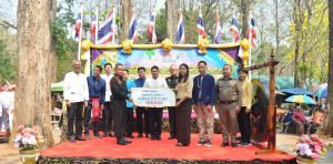 กฟผ.แม่เมาะ ร่วมพิธีบวงสรวงและสักการะเจ้าพ่อประตูผาประจำปี 2566