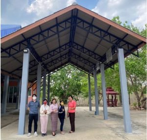 กฟผ.สนับสนุนปรับปรุงศาลาธรรมสังเวชชุมชน สถานที่สร้างกุศลให้ผู้วายชนม์ที่ล่วงลับ