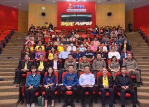 กฟผ.แม่เมาะ จัดโครงการบรรยาย กฎหมาย ระเบียบ และขั้นตอนการขออนุญาตทำประโยชน์ในเขตป่า โดยกองการอนุญาต กรมป่าไม้ ให้กับส่วนราชการท้องถิ่น อ.แม่เมาะ