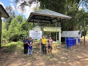 กฟผ.แม่เมาะ ตรวจเยี่ยมโครงการเเล้วเสร็จ ส่งเสริมและพัฒนาคุณภาพชีวิต ต.บ้านดง 7 แห่ง