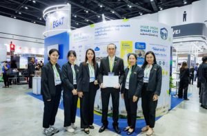 โครงการแม่เมาะเมืองน่าอยู่ได้รับรางวัลด้านสิ่งแวดล้อมอัจฉริยะ ดี จากงาน Smart City Expo 2023