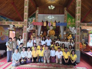 กฟผ.แม่เมาะ ร่วมกับส่วนราชการ และหน่วยงานท้องถิ่นใน อ.แม่เมาะ ถวายเทียนพรรษา เพื่อเป็นพุทธบูชาในวันเข้าพรรษา